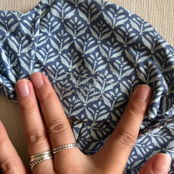 Midori Blue and White Patterned Bikini - Picture 7 of 8